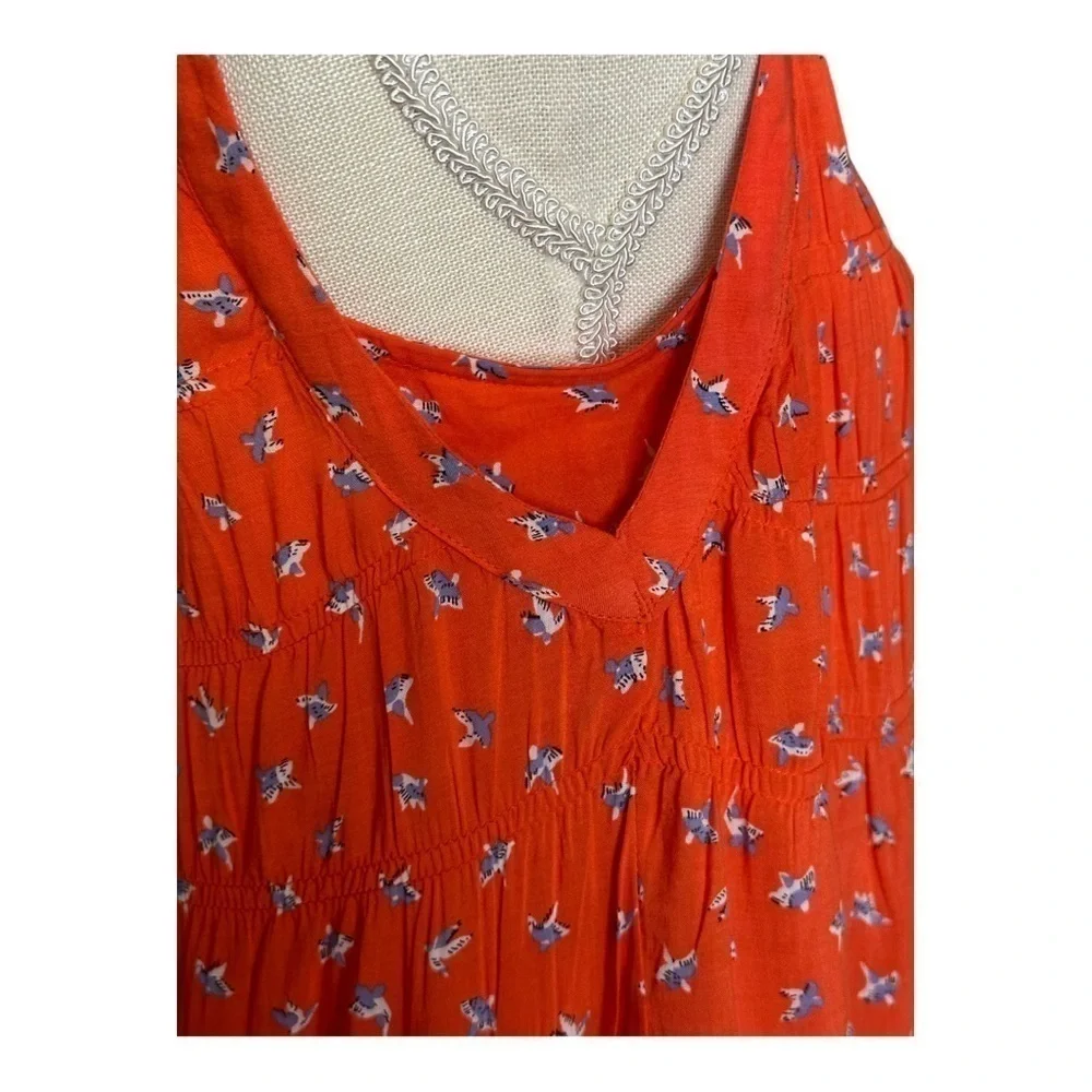 Maeve Anthropologie Red Sleeveless Top XS - Picture 4 of 6